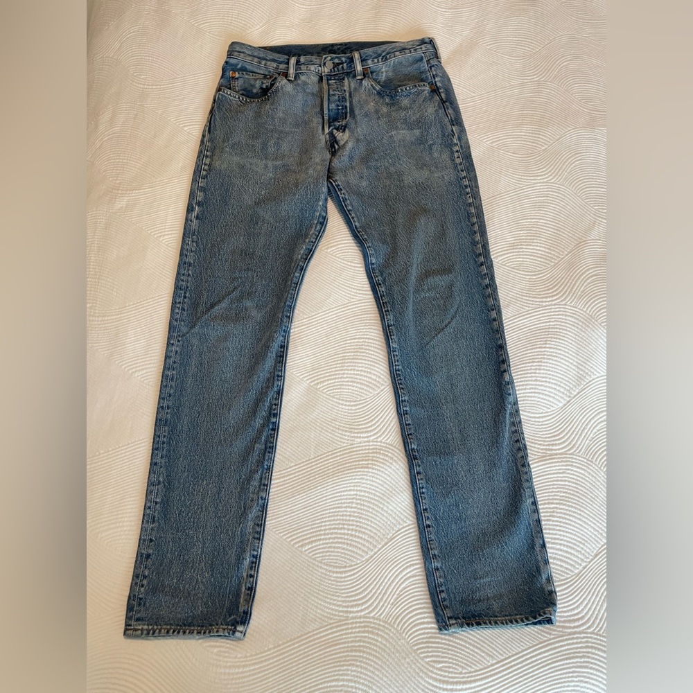 Levi’s 501 Taper Fit Jeans - Light / Stone Wash - 34 / 34